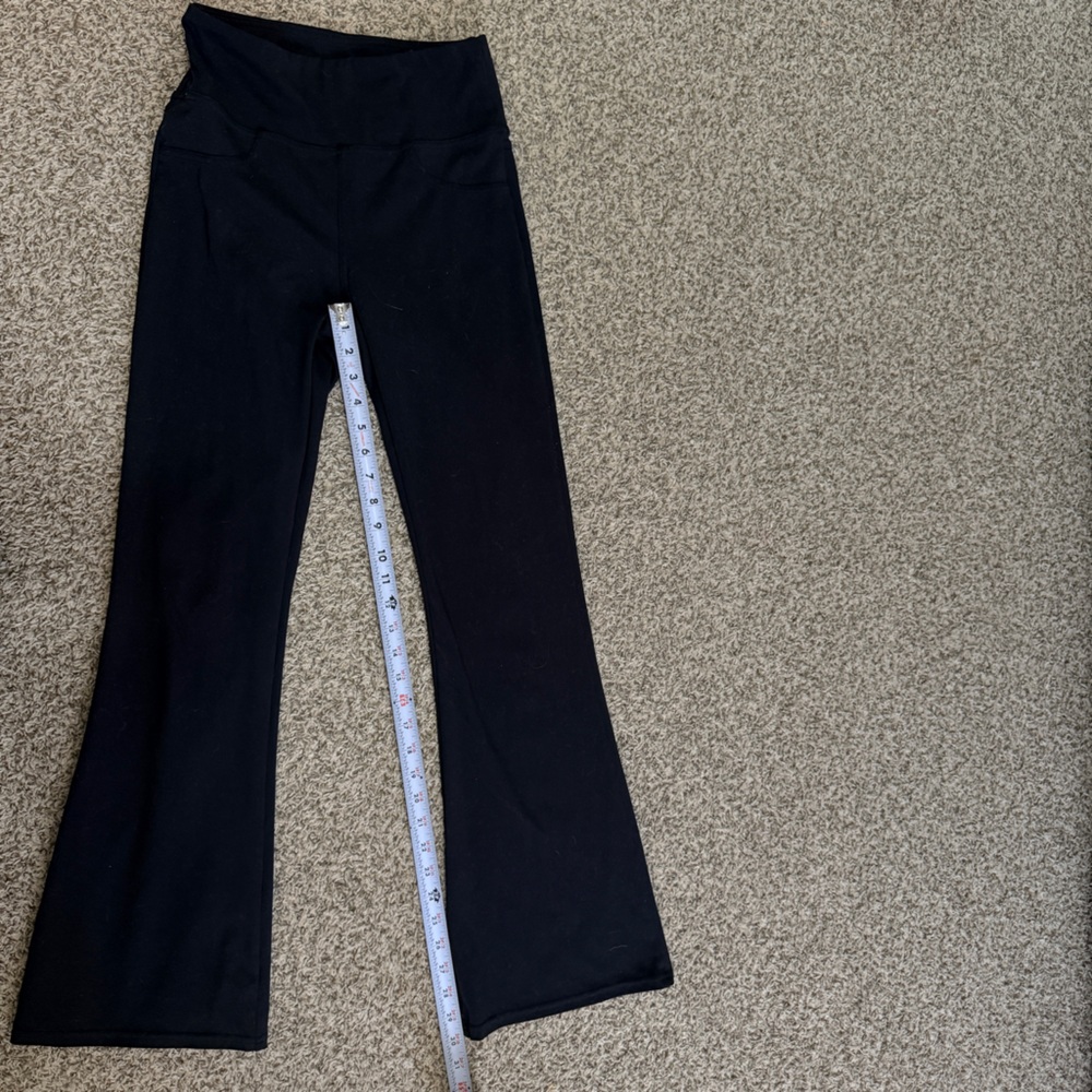 HALARA Womens Black Flared Leggings